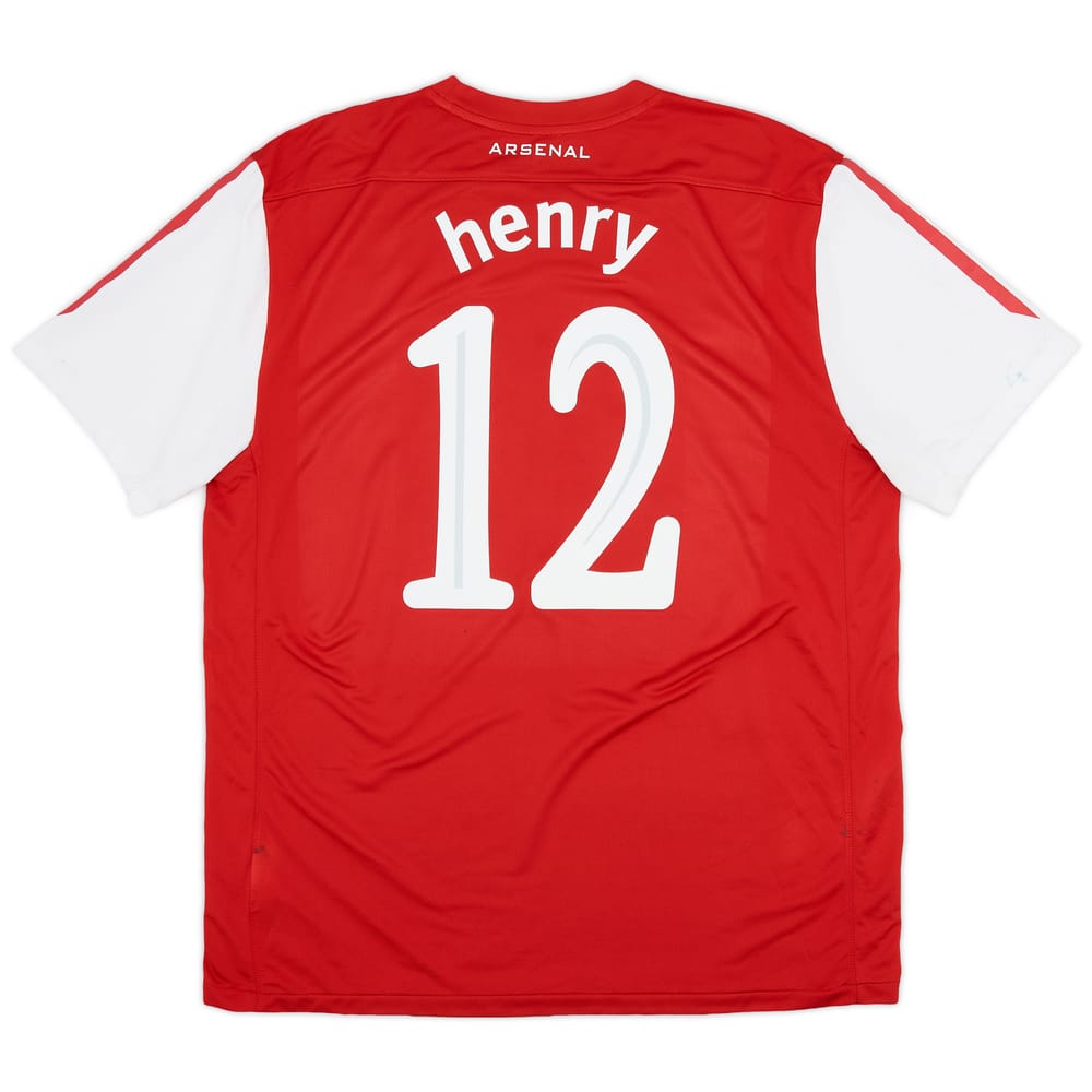2011-12 Arsenal Home Shirt Henry #12 - 5/10 - (XL)