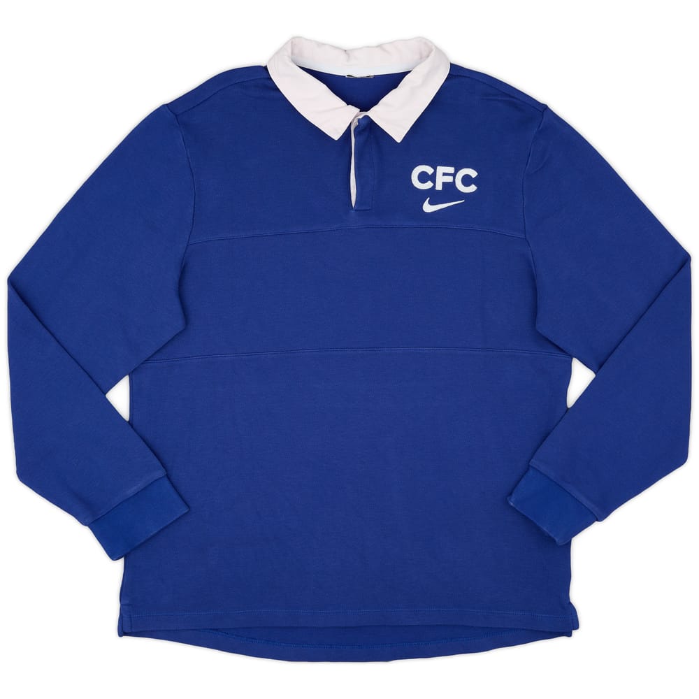 2022-23 Chelsea Nike Rugby Polo L/S Shirt - 6/10 - (XL)