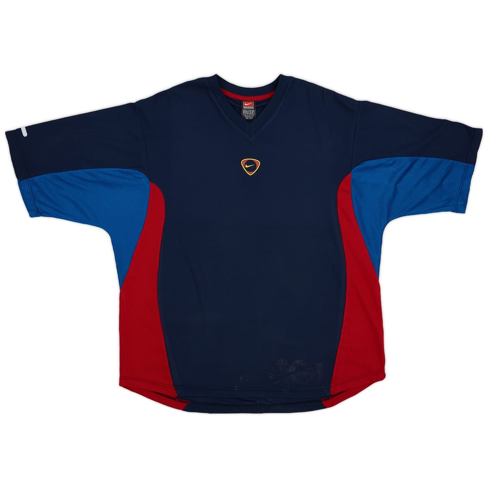 2000-01 Barcelona Nike Training Shirt - 6/10 - (XL)