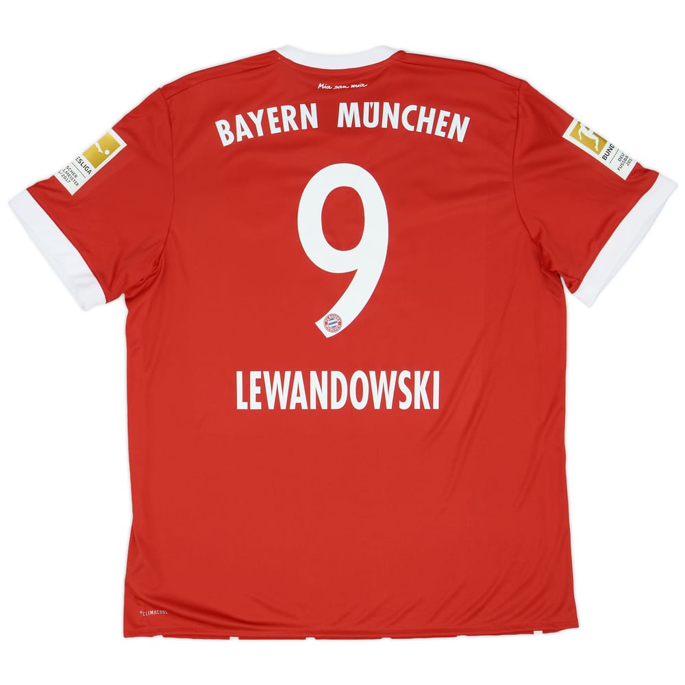 2017-18 Bayern Munich Home Shirt Lewandowski #9 (XL)