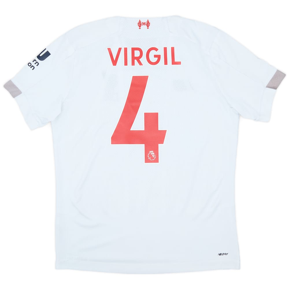 2019-20 Liverpool Away Shirt Virgil #4 - 7/10 - (S)