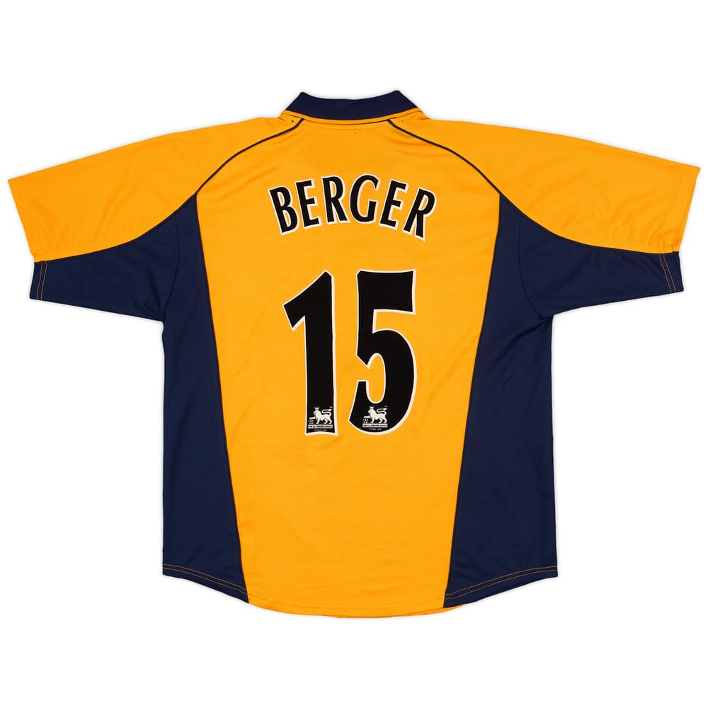 2000-02 Liverpool Away Shirt Berger #15 - 8/10 - (XL)