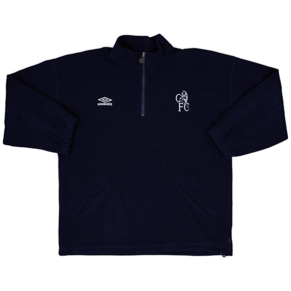 1998-00 Chelsea Umbro 1/4 Zip Fleece Top - 8/10 - (XXL)