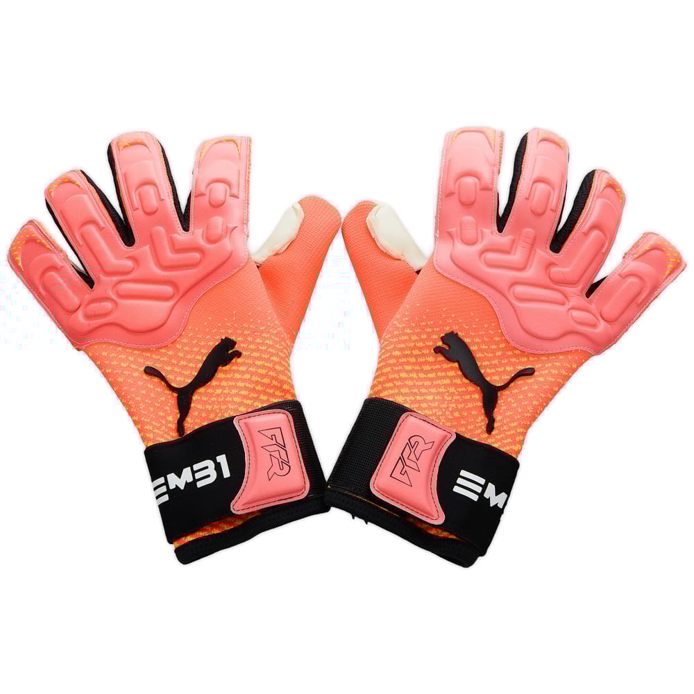 2023-24 Puma Player Issue Future Pro Hybrid GK Gloves (Ederson) - 7/10 - (Size 10.5)