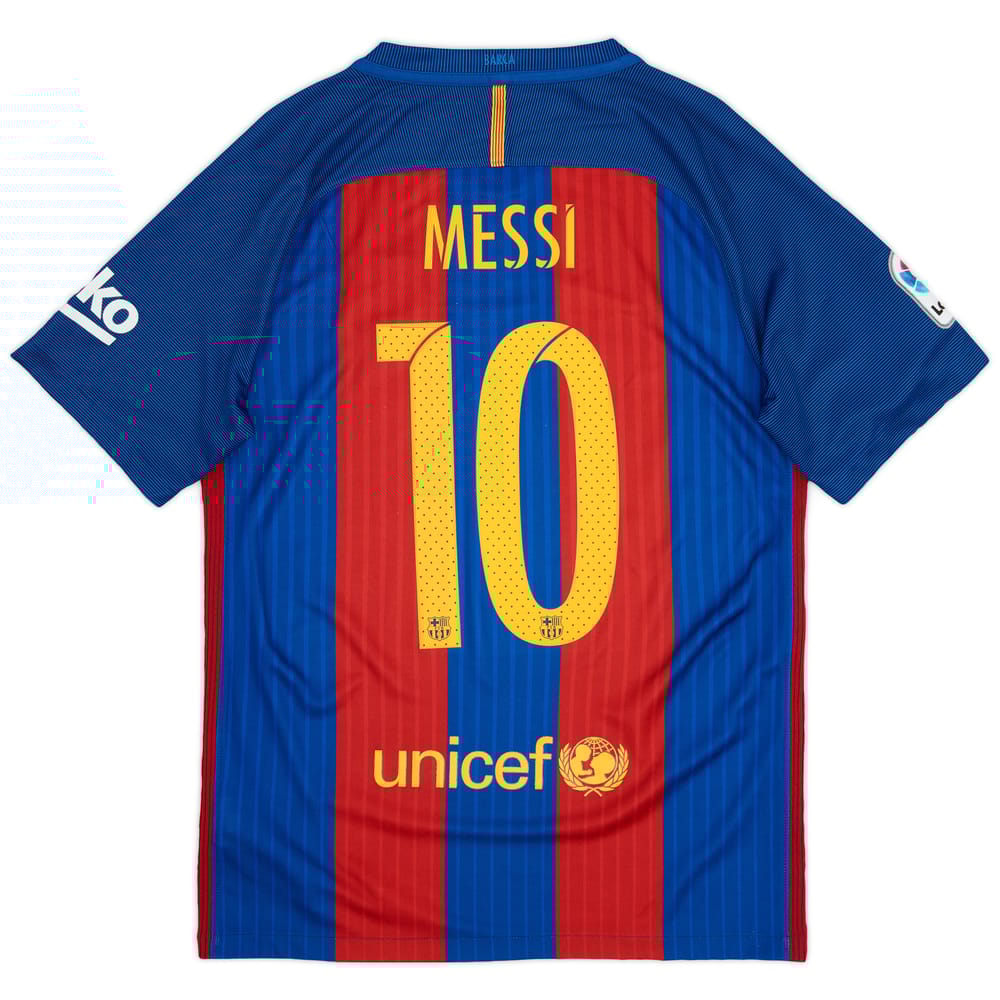 2016-17 Barcelona Home Shirt Messi #10 - 9/10 - (S)