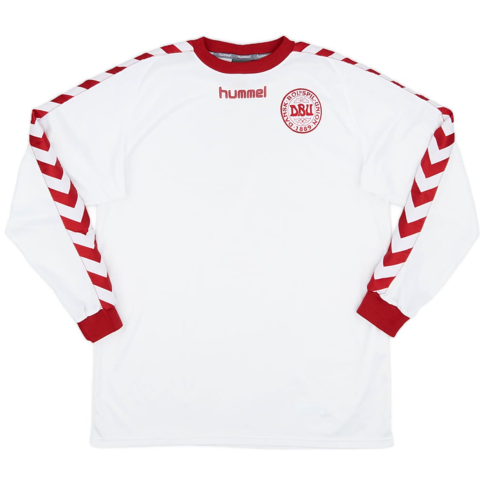 2002 Denmark Away L/S Shirt - 9/10 - (M/L)