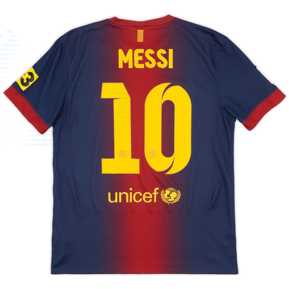 2012-13 Barcelona Home Shirt Messi #10 - 7/10 - (M)