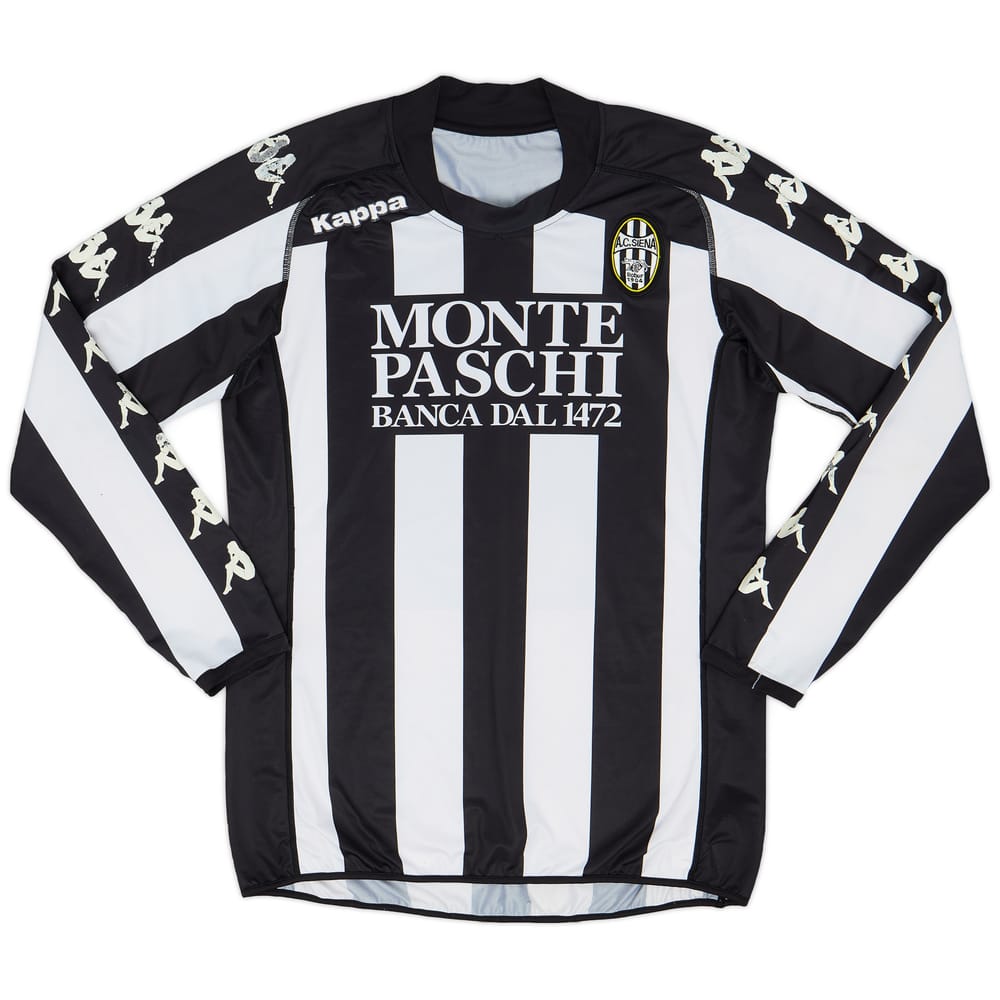 2010-11 AC Siena Home L/S Shirt - 5/10 - (M)