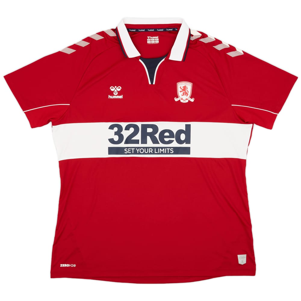 2020-21 Middlesbrough Home Shirt - 9/10 - (3XL)