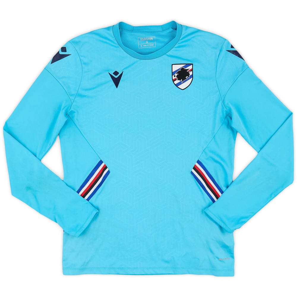2020-21 Sampdoria Macron Training L/S Shirt - 8/10 - (S)