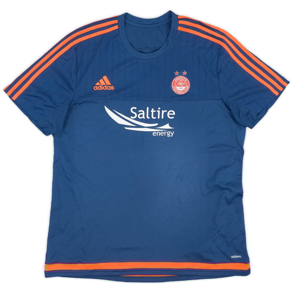 2015-16 Aberdeen adidas Training Shirt - 8/10 - (XL)