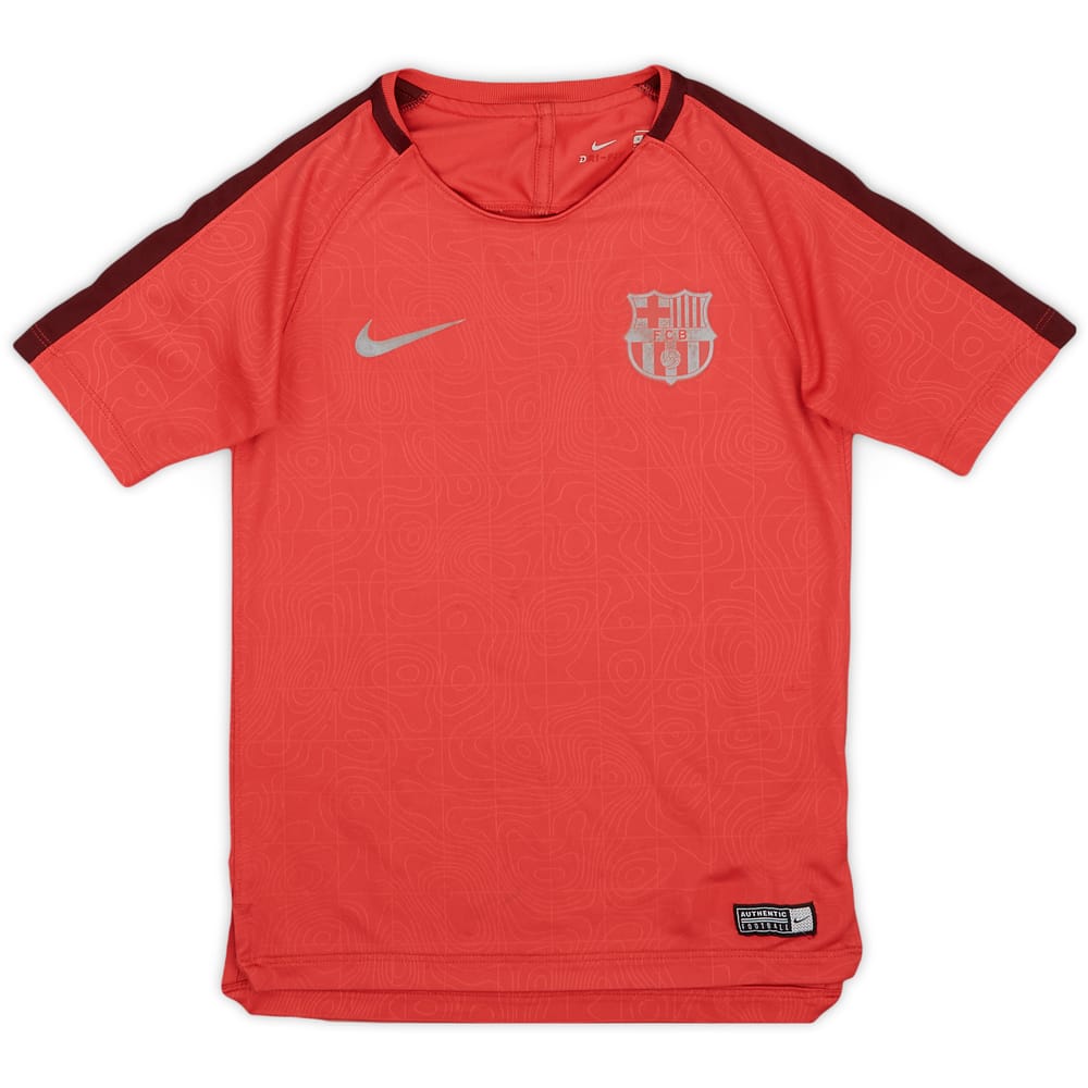 2018-19 Barcelona Nike Training Shirt - 9/10 - (S.Boys)