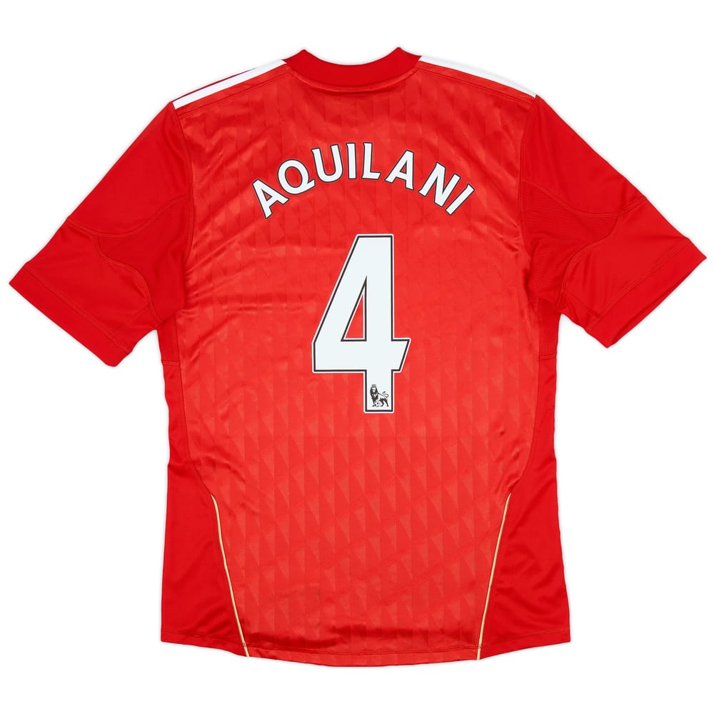 2010-12 Liverpool Home Shirt Aquilani #4 (M)
