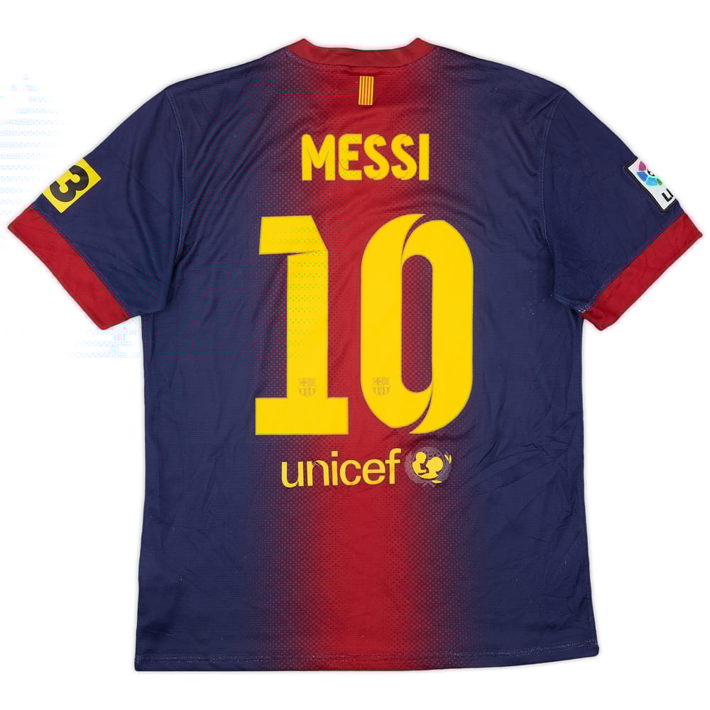 2012-13 Barcelona Home Shirt Messi #10 - 6/10 - (M)