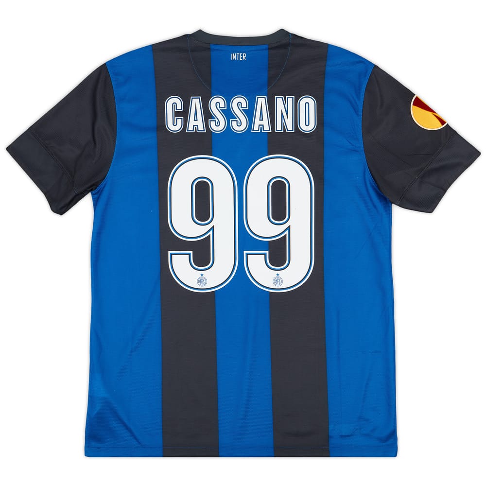 2012-13 Inter Milan Home Shirt Cassano #99 - 6/10 - (L)