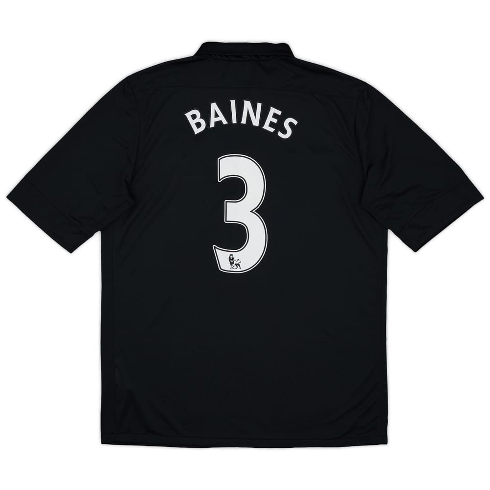 2012-13 Everton Away Shirt Baines #3 - 8/10 - (L)