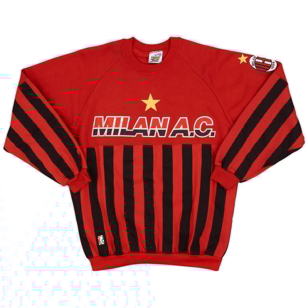 1990-91 AC Milan Le Felpe dei Grandi Club Sweat Top - 8/10 - (L)