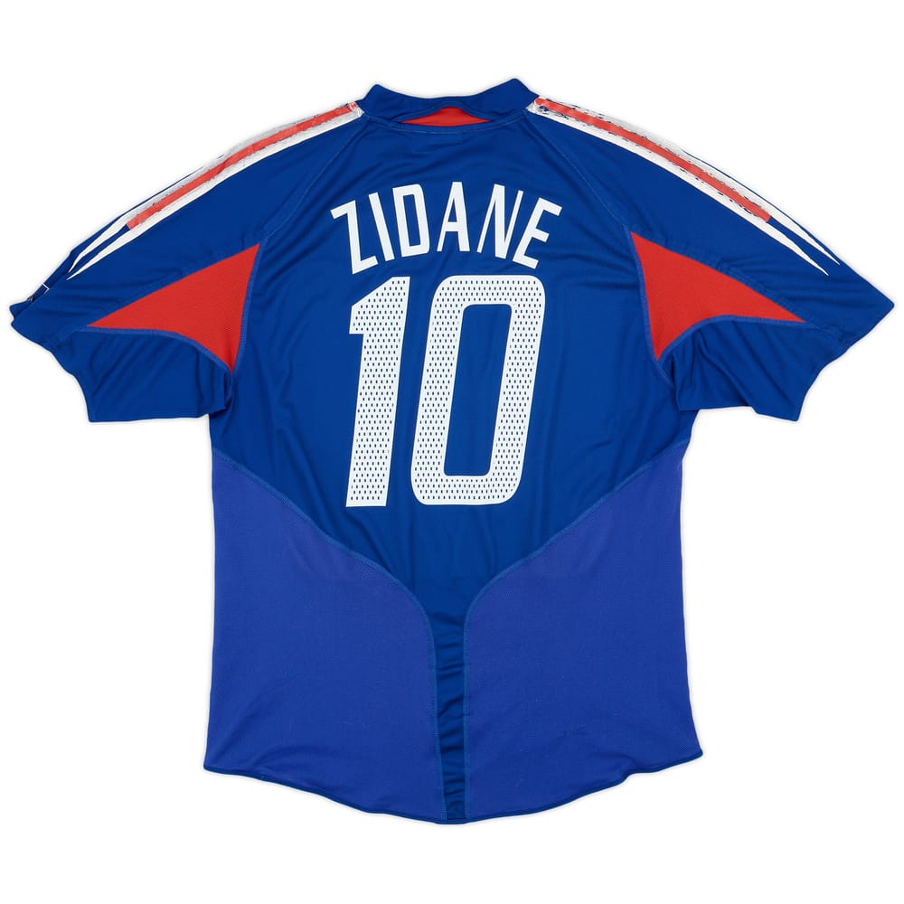 2004-06 France Home Shirt Zidane #10 - 8/10 - (XL)