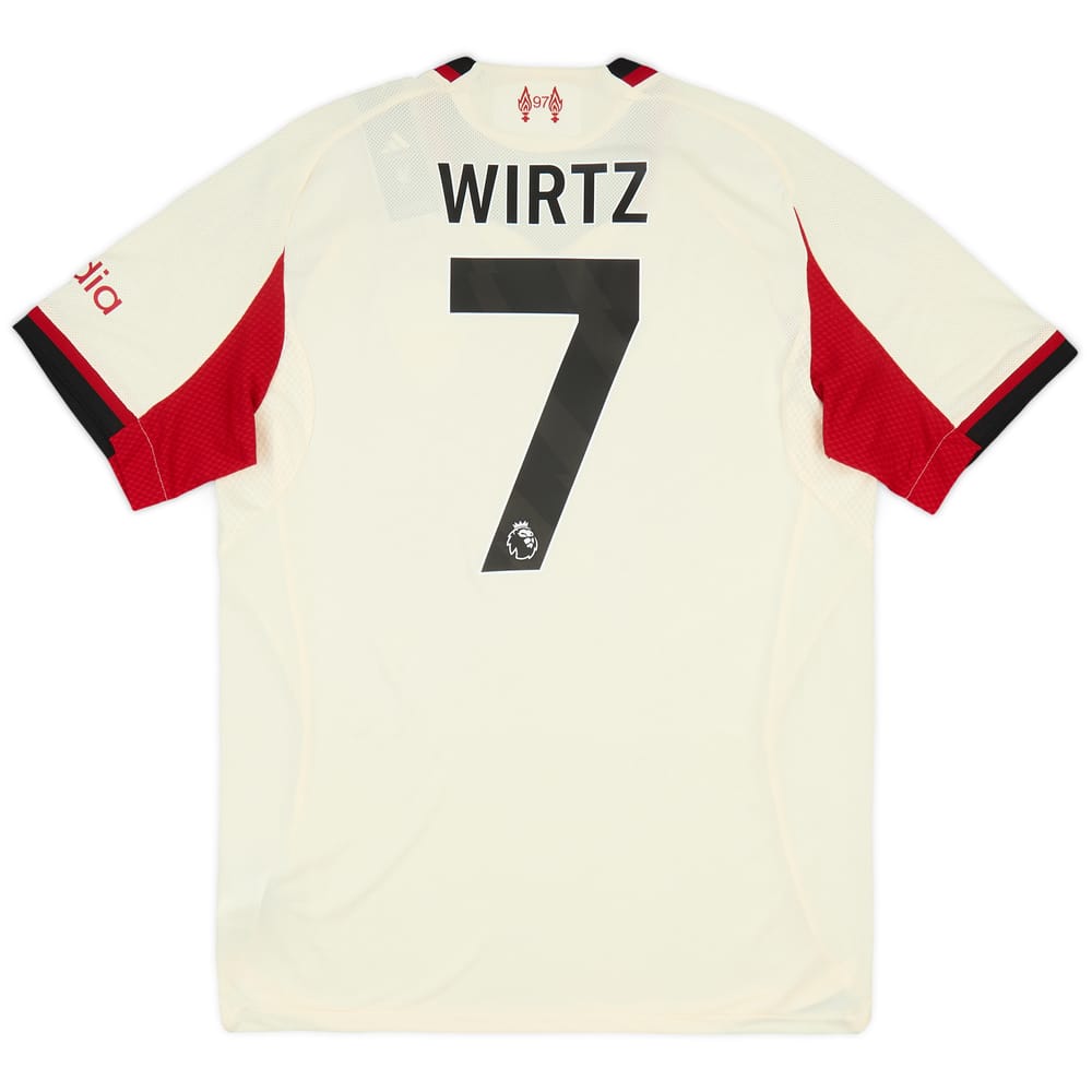 2025-26 Liverpool Authentic Away Shirt Wirtz #7