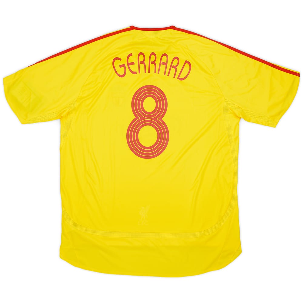 2006-07 Liverpool Away Shirt Gerrard #8 (XL)