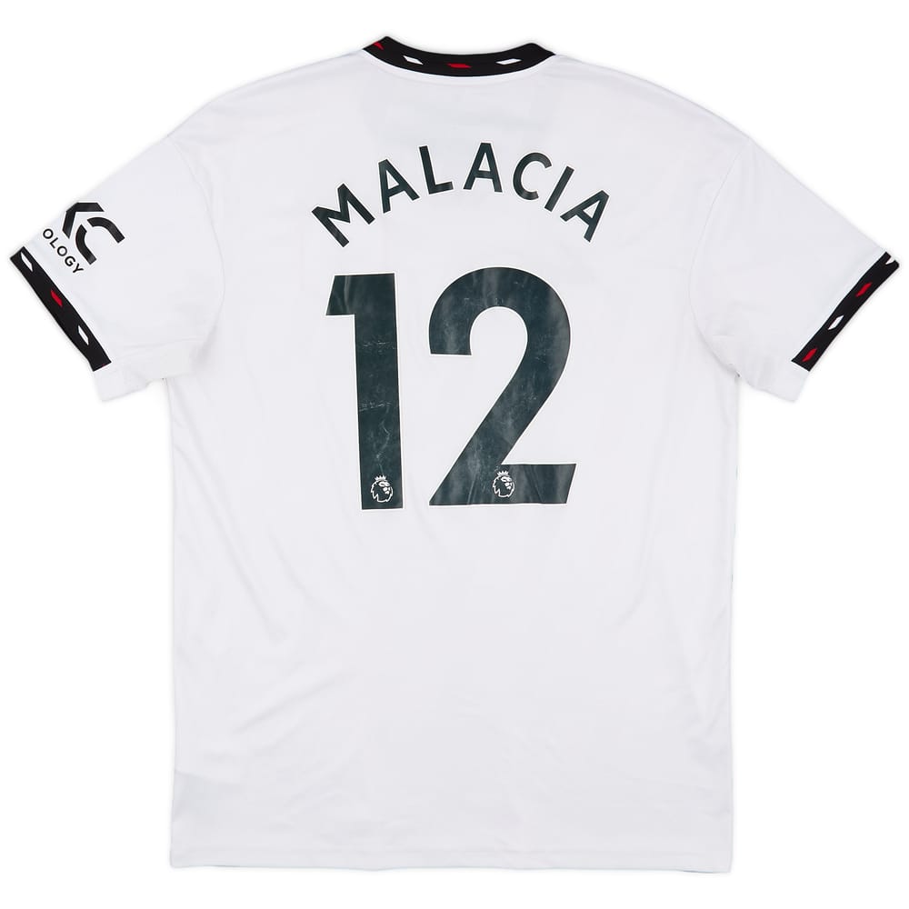 2022-23 Manchester United Away Shirt Malacia #12 - 6/10 - (L)