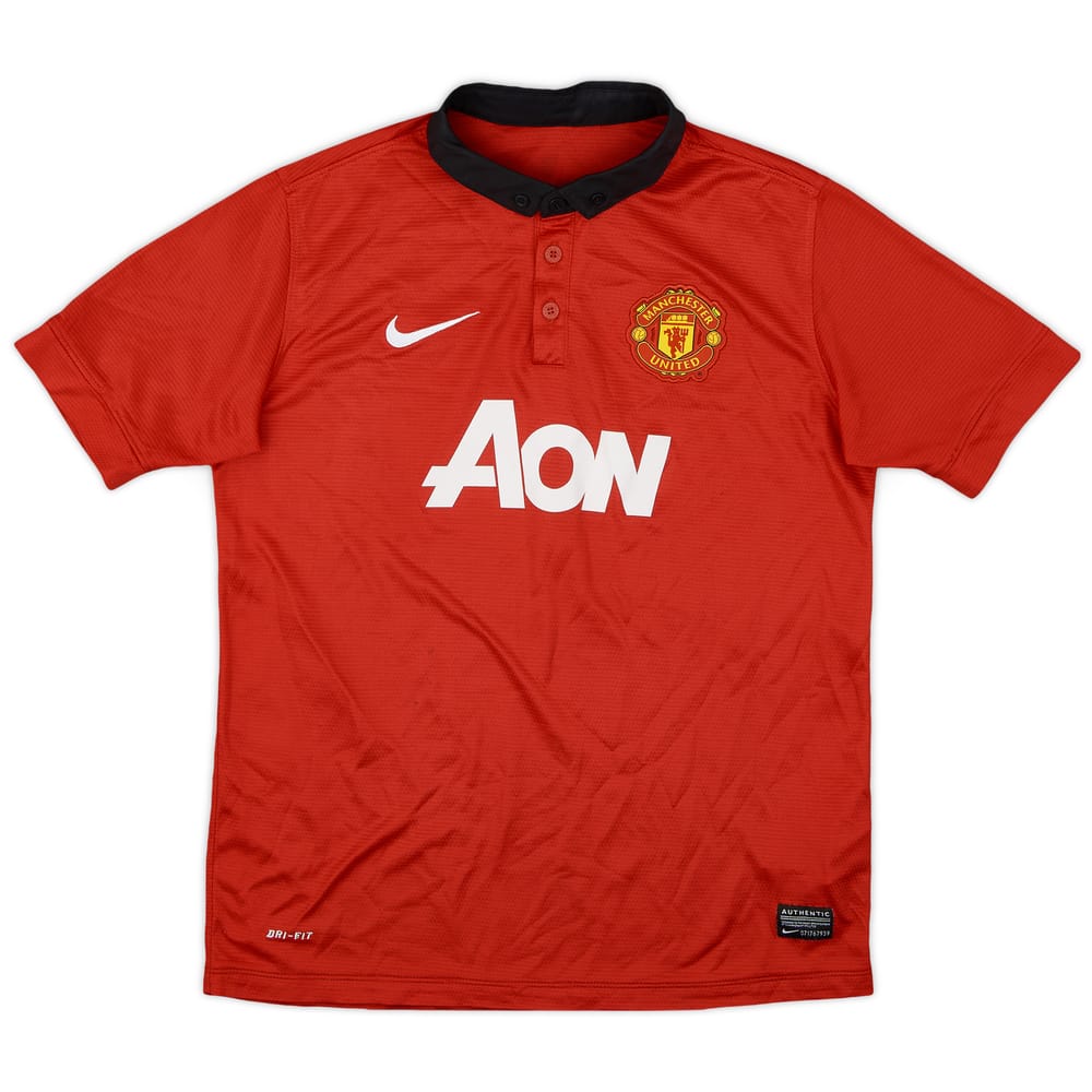2013-14 Manchester United Home Shirt - 7/10 - (L.Boys)