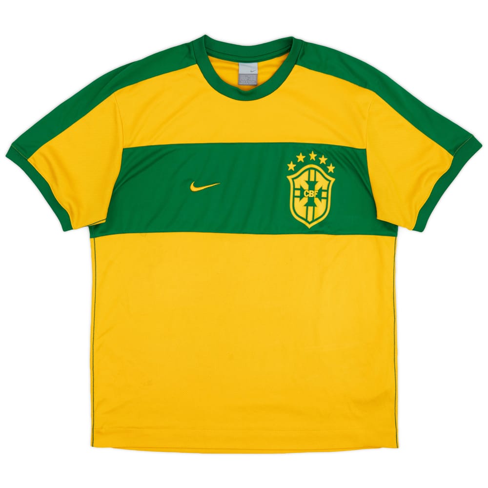 2006-07 Brazil Nike Training Shirt #10 - 7/10 - (L)