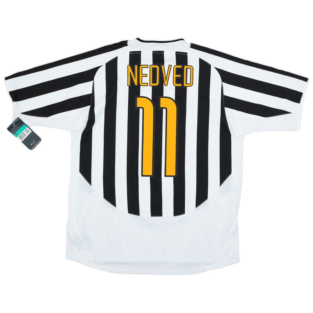 2003-04 Juventus Home Shirt Nedved #11 (XL)