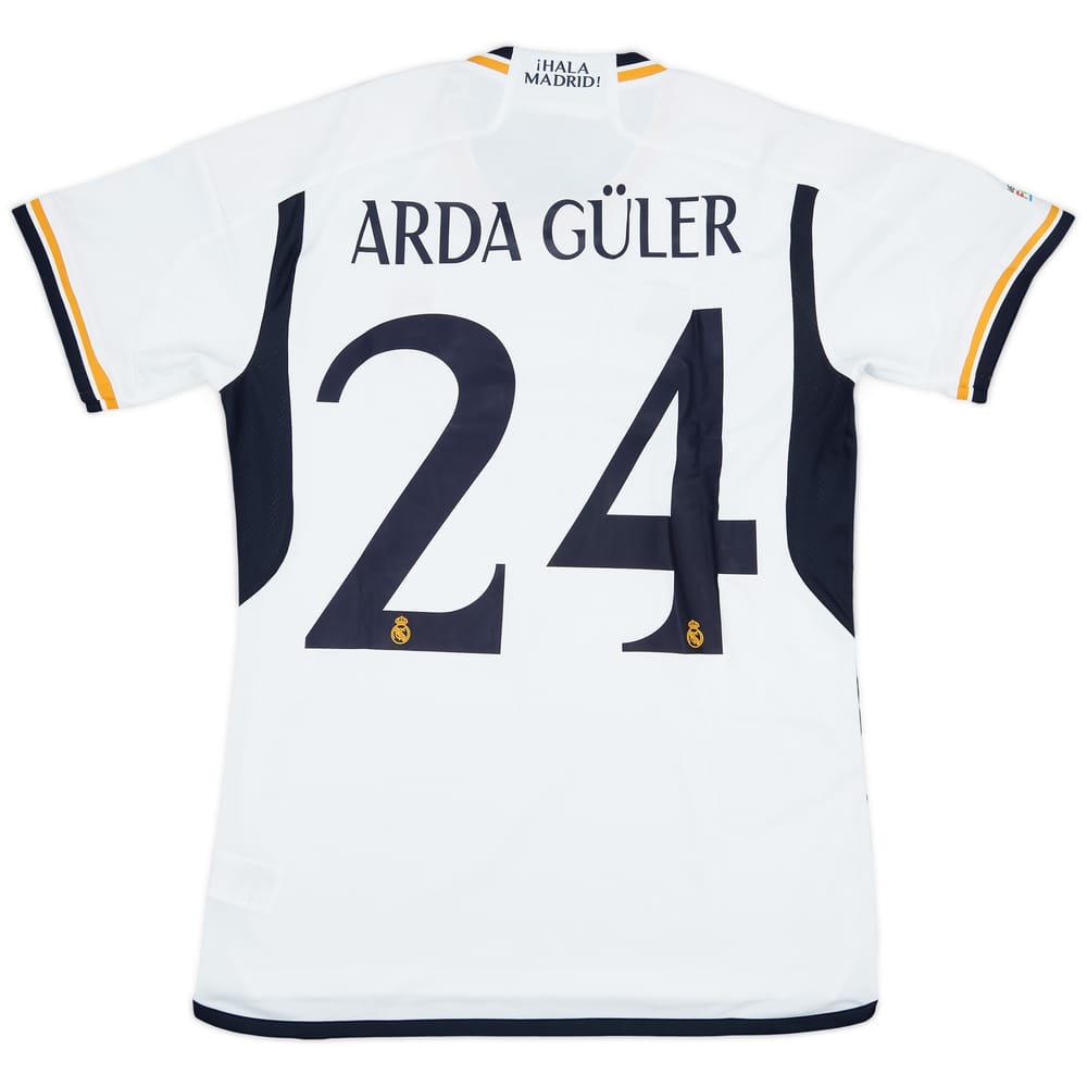 2023-24 Real Madrid Home Shirt Arda Guler #24 (M)