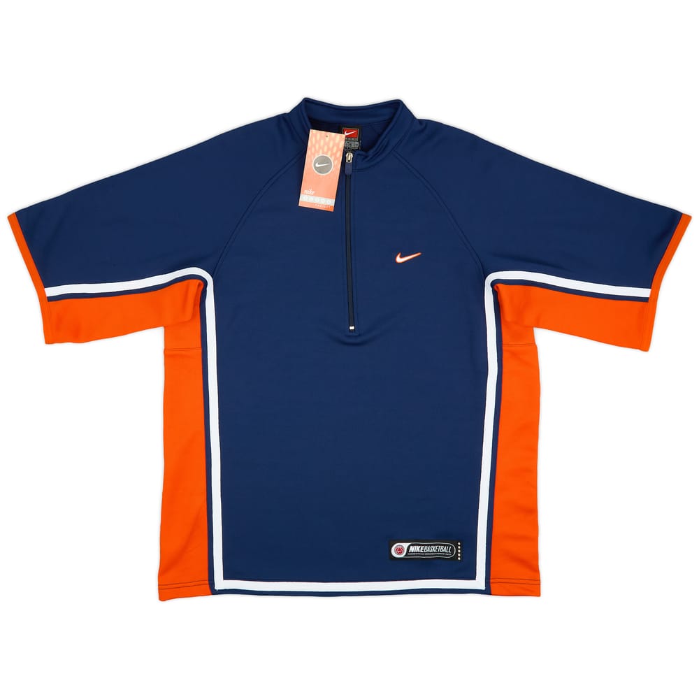 1998-99 Nike 1/2 Zip Basketball Shirt - 9/10 - (S)