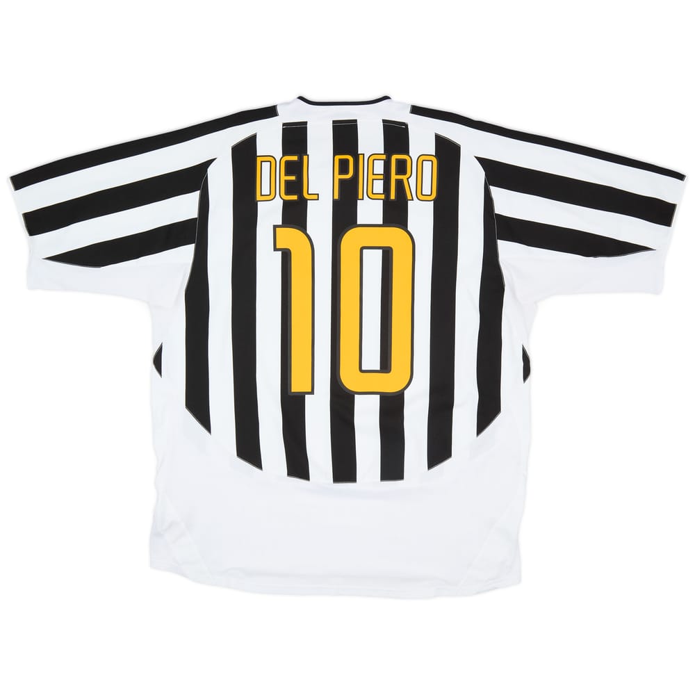 2003-04 Juventus Home Shirt Del Piero #10 - 9/10 - (XXL)