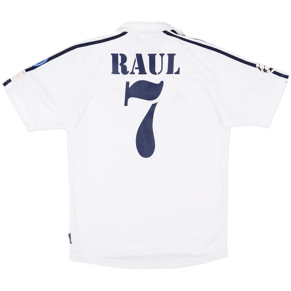 2002-03 Real Madrid Centenary Home Shirt Raul #7 - 7/10 - (S)