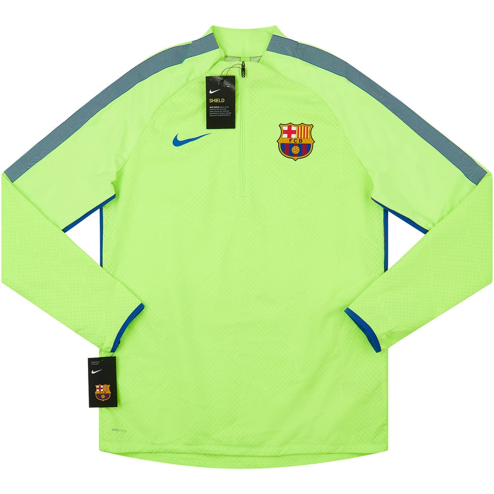 2016-17 Barcelona Nike 1/4 Zip Strike Drill Training Top