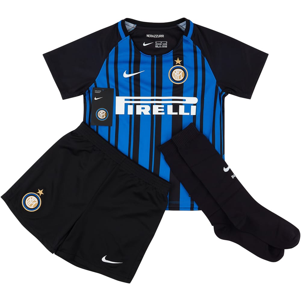 2017-18 Inter Milan Home Full Kit Little Kids