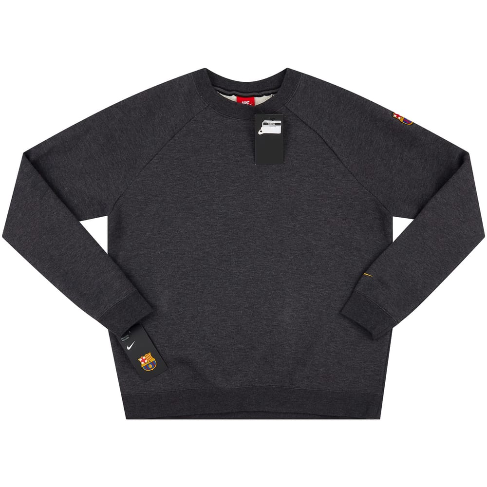 2017-18 Barcelona Nike Sweat Top (L)