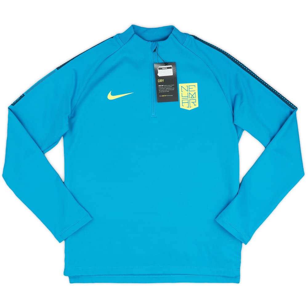 2017-18 Neymar Nike Squad 1/4 Zip Drill Top (KIDS)