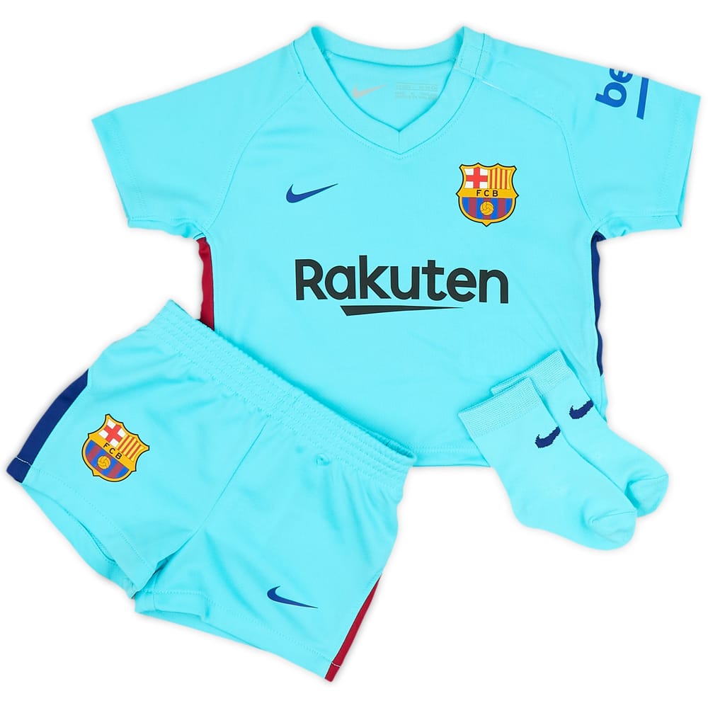 2017-18 Barcelona Away Full Kit (3-6 Months)
