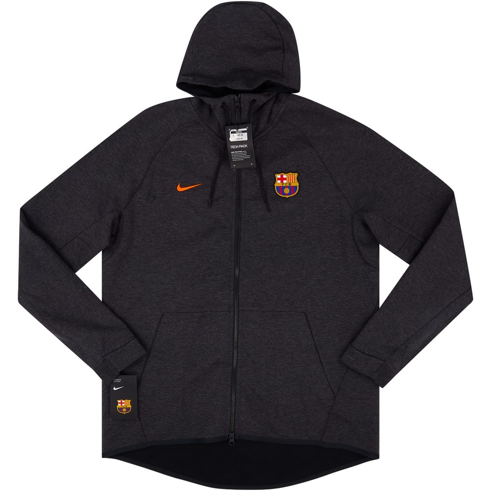 2017-18 Barcelona Nike Tech Fleece Hooded Jacket (XL)