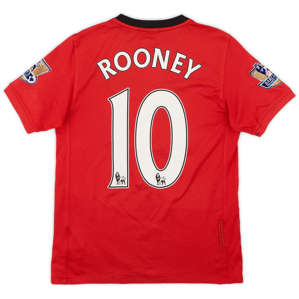 2009-10 Manchester United Home Shirt Rooney #10 - 5/10 - (M.Boys)