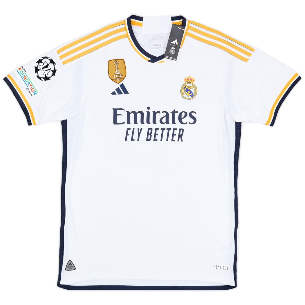 2023-24 Real Madrid Authentic Home CL Shirt