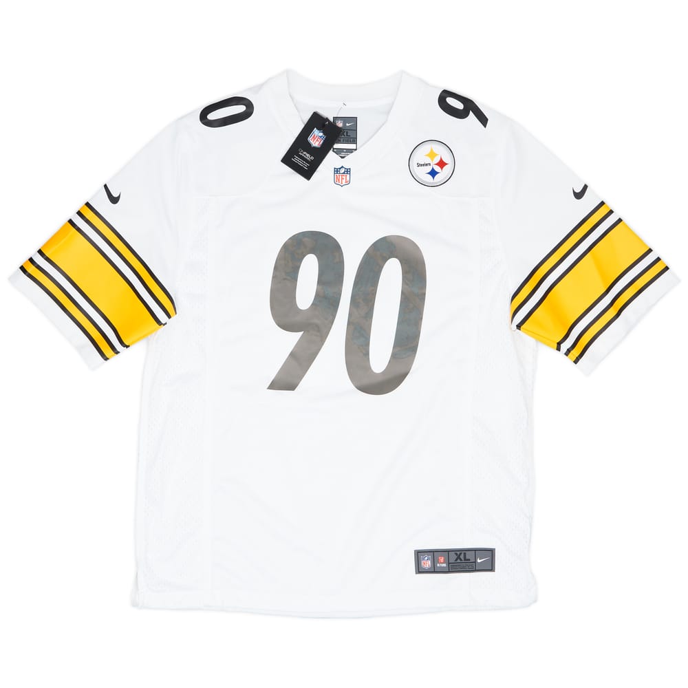 2018-24 Pittsburgh Steelers Watt #90 Nike Game Away Jersey (XL)