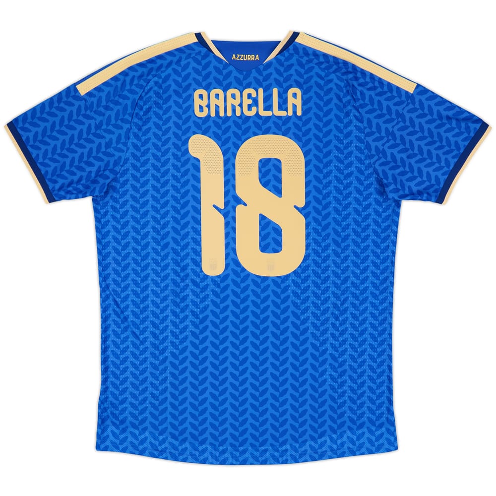 2026-27 Italy Authentic Home Shirt Barella #18