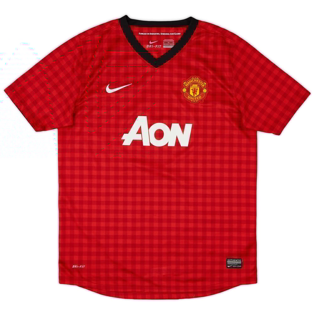 2012-13 Manchester United Home Shirt - 8/10 - (XL.Boys)
