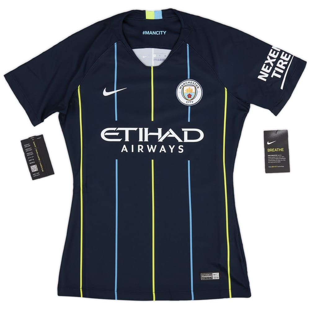 2018-19 Manchester City Away Shirt - (Womens S)