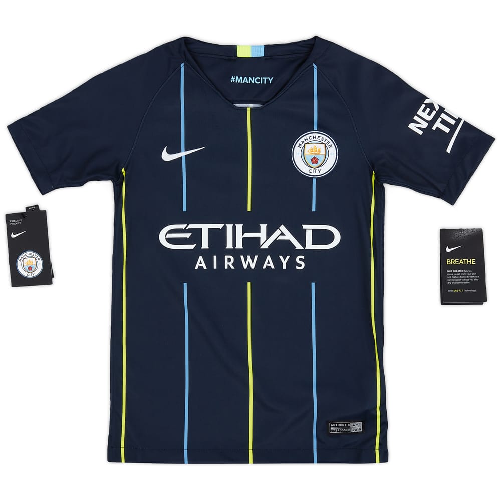 2018-19 Manchester City Away Shirt - (XS.Kids)