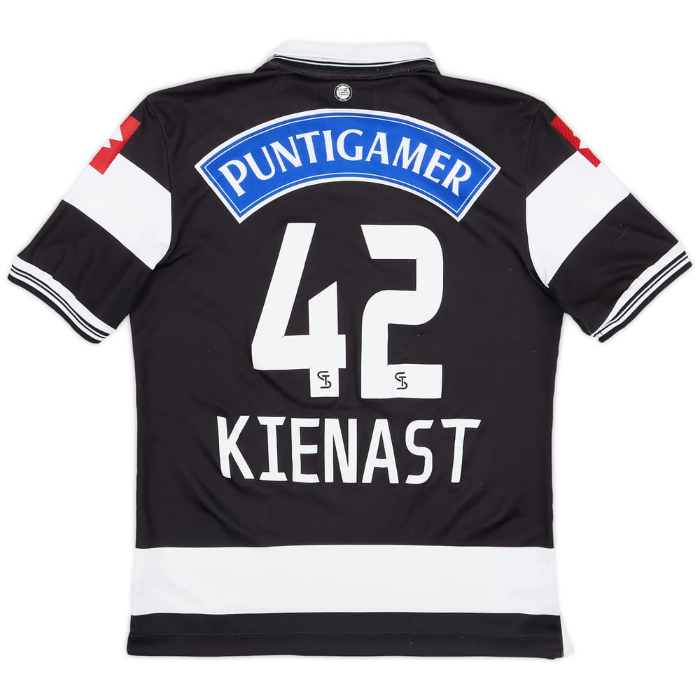 2014-15 Sturm Graz Home Shirt Kienast #42 - 7/10 - (S)
