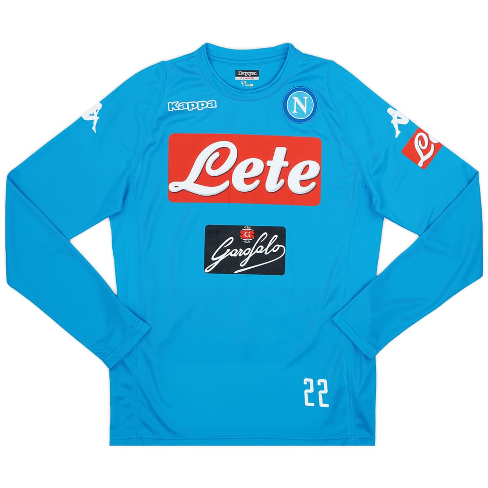 2016-17 Napoli Player Issue Training Top # - 7/10