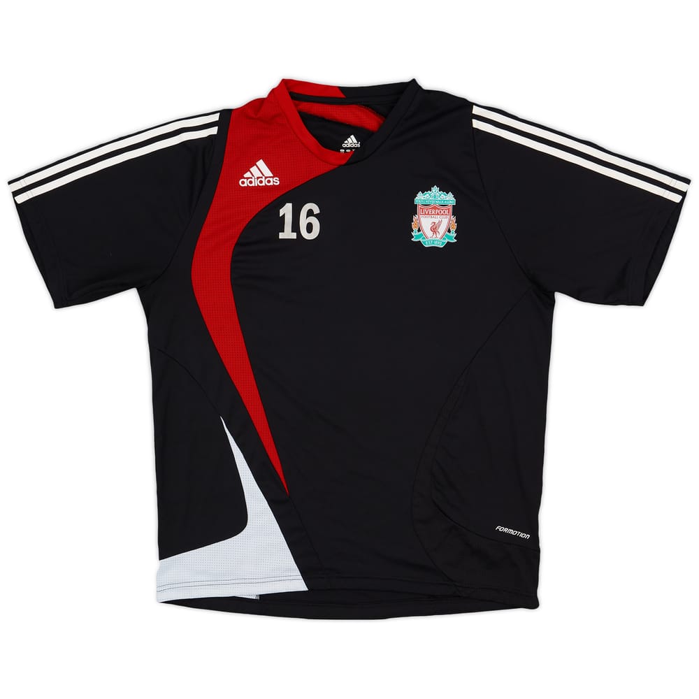 2007-08 Liverpool adidas Player Issue Training Shirt #16 - 8/10 - (L/XL)