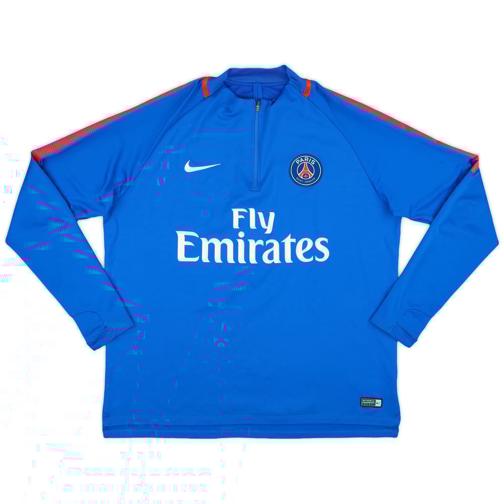 2018-19 Paris Saint-Germain Nike 1/4 Zip Training Top - 7/10 - (XL)