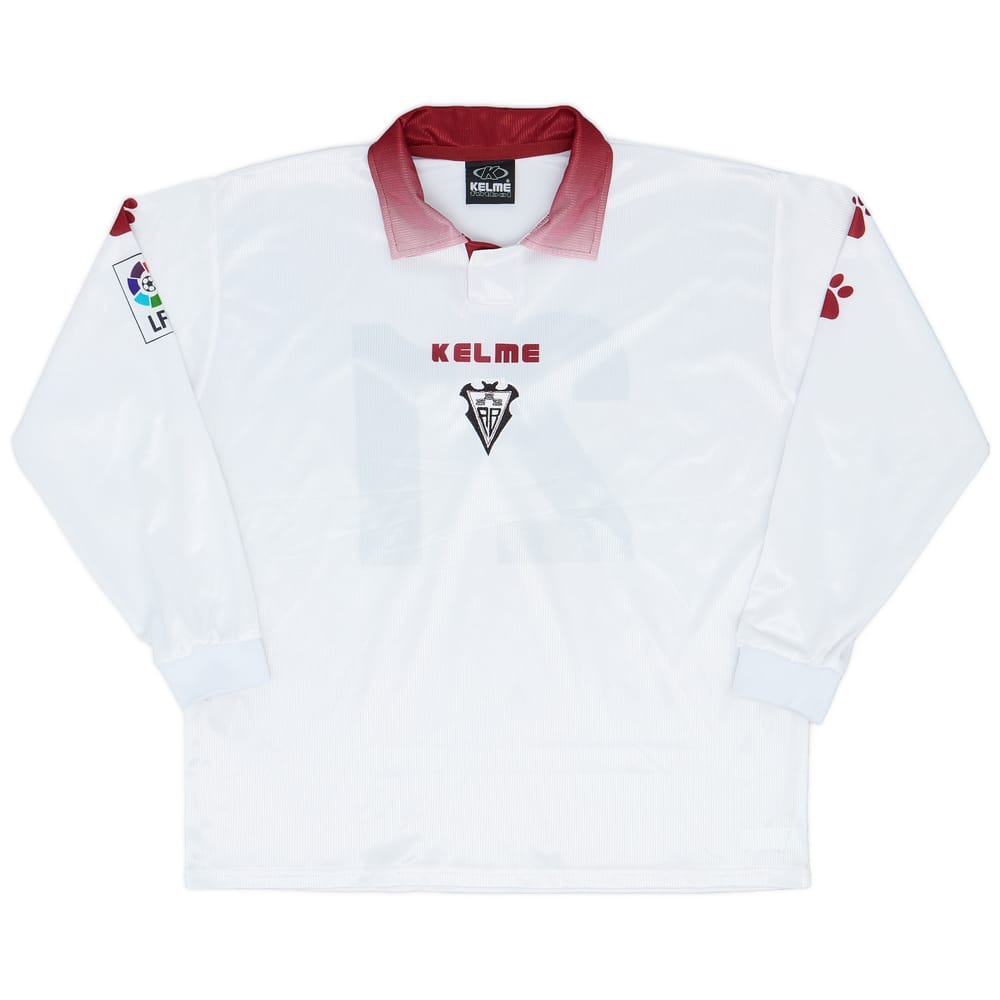 1998-00 Albacete Home L/S Shirt #21 - 9/10 - (L)